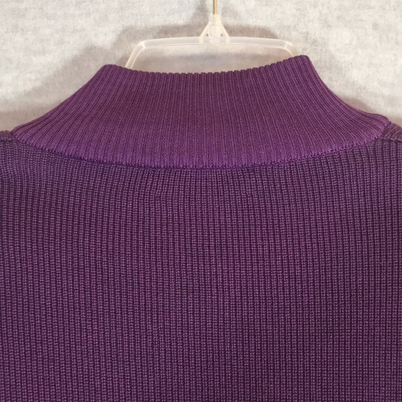 ST. CROIX KNITS Men’s Substantial Heavy Weight Long Sleeve Zip Front Sweater - Picture 4 of 16